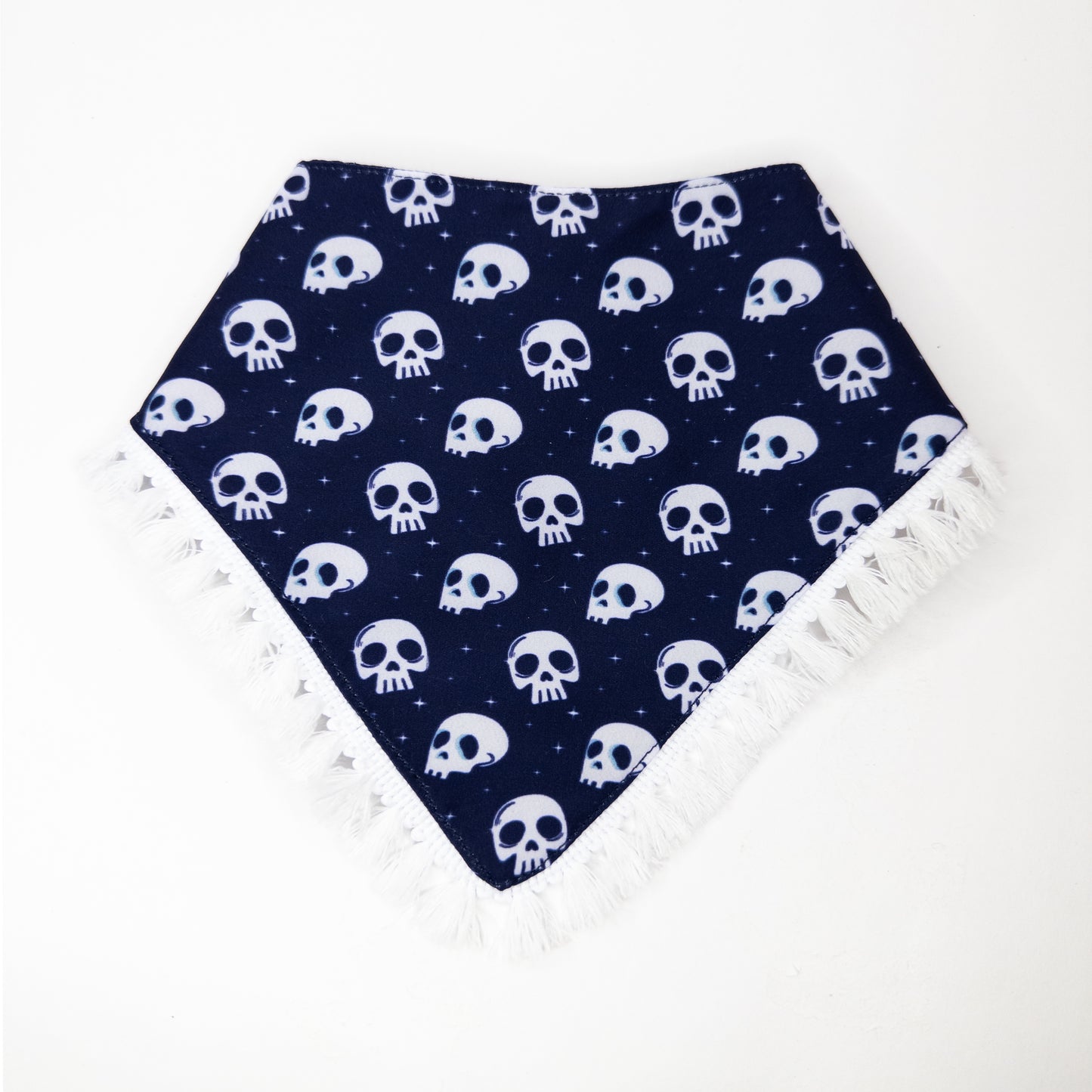 Bandana Calaveritas con Flecos