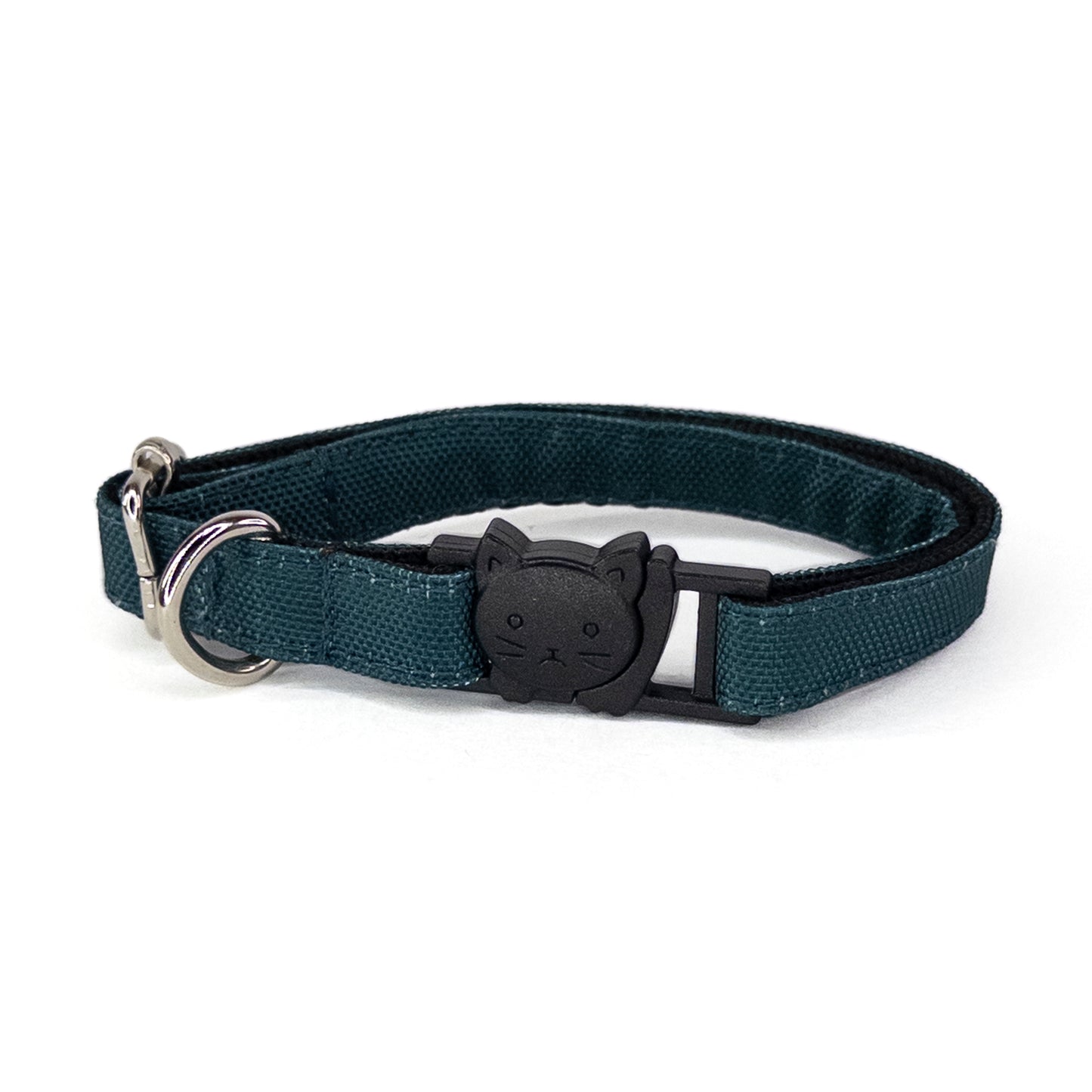 Collar Gato Verde Petróleo