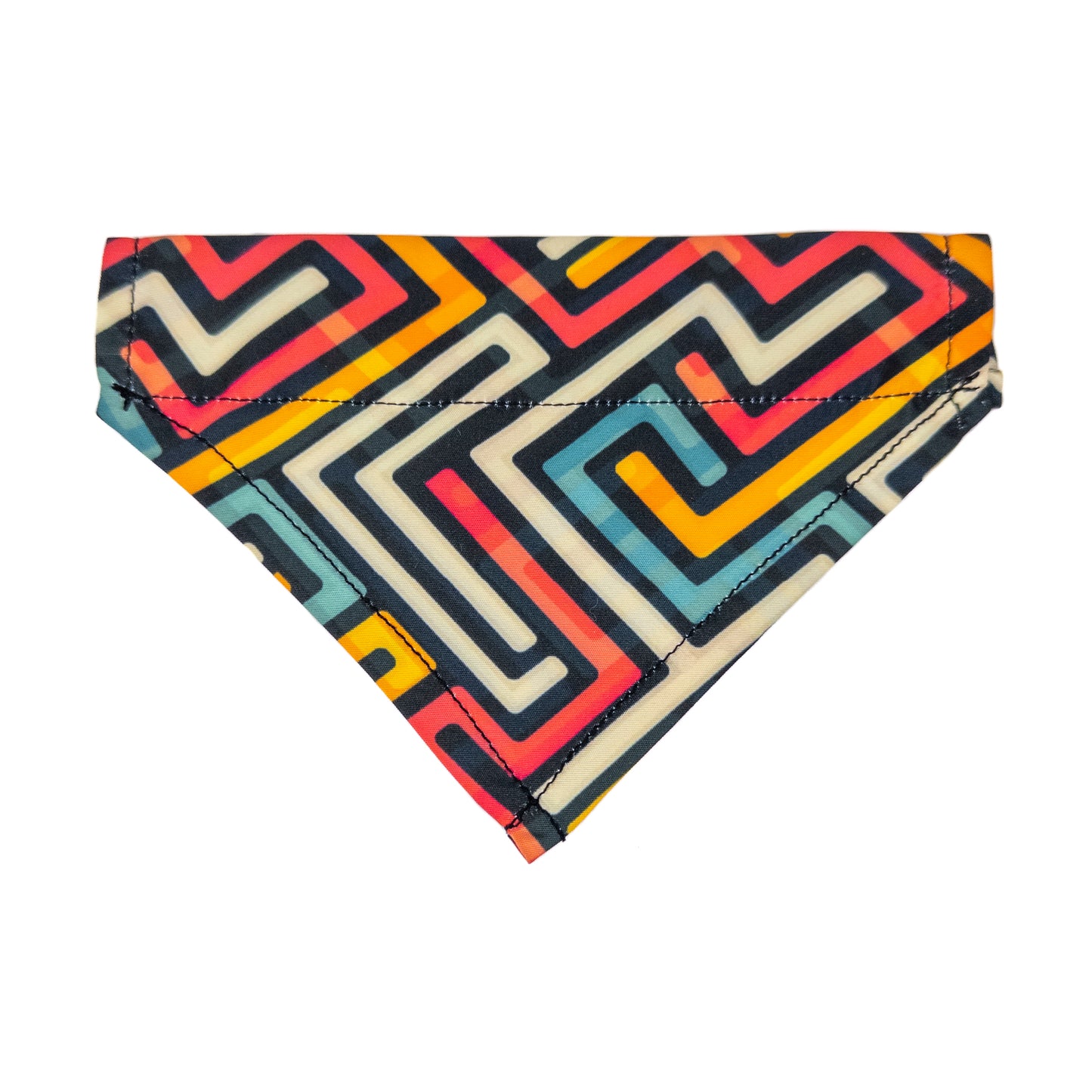 Bandana Gato Colorful Zigzag