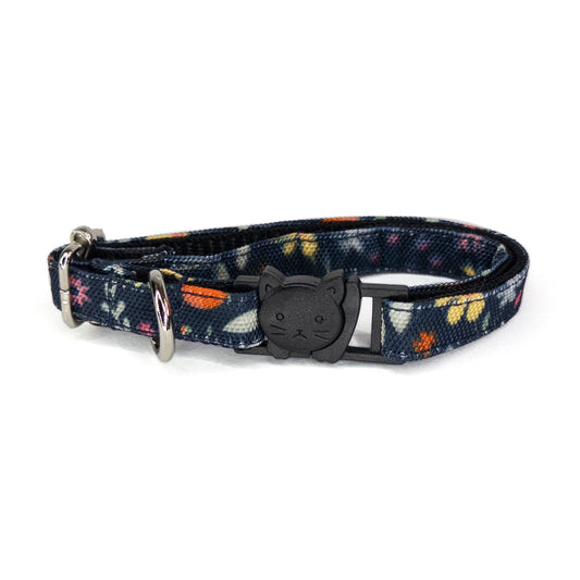 Collar Gato Floral Midnight